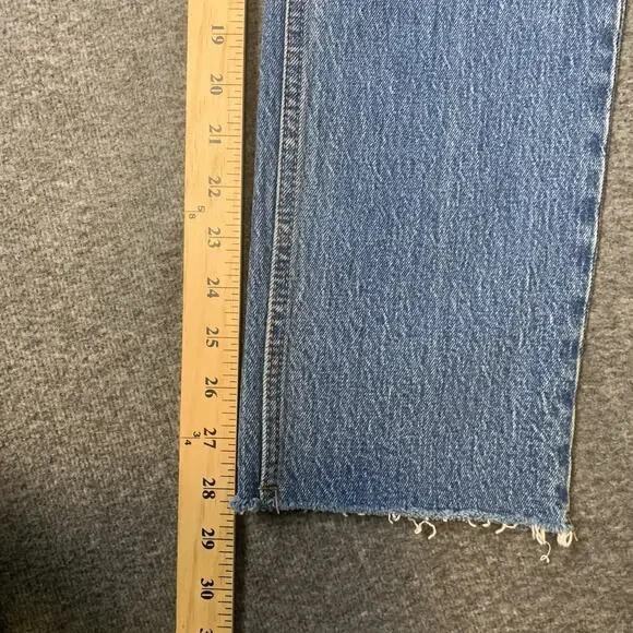 Abercrombie & Fitch Jeans 25/0s Short CURVE LOVE 90s Straight Ultra High Rise - Picture 10 of 10